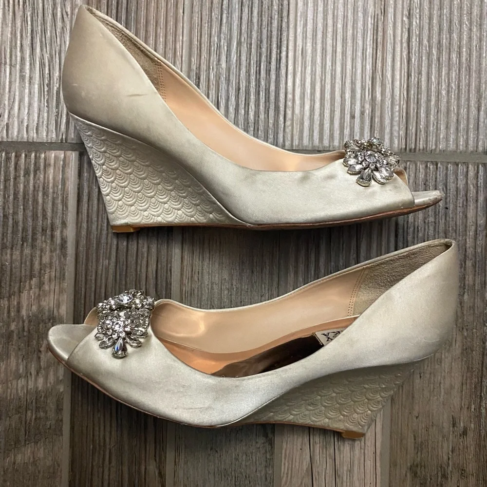 Badgley Mischka Dara Evening Wedges